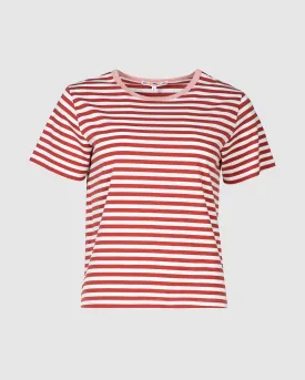 Sago Stripe Tee - Red Stripe