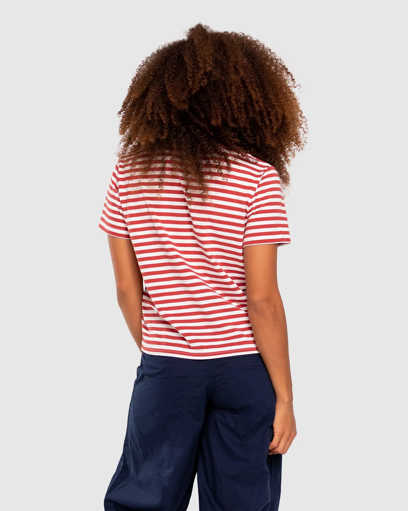 Sago Stripe Tee - Red Stripe