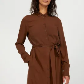 SAIGAA Brown Dress in LENZING™ ECOVERO™