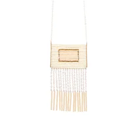 Samburu Tassel Necklace - OFF WHITE (SAMPLE)