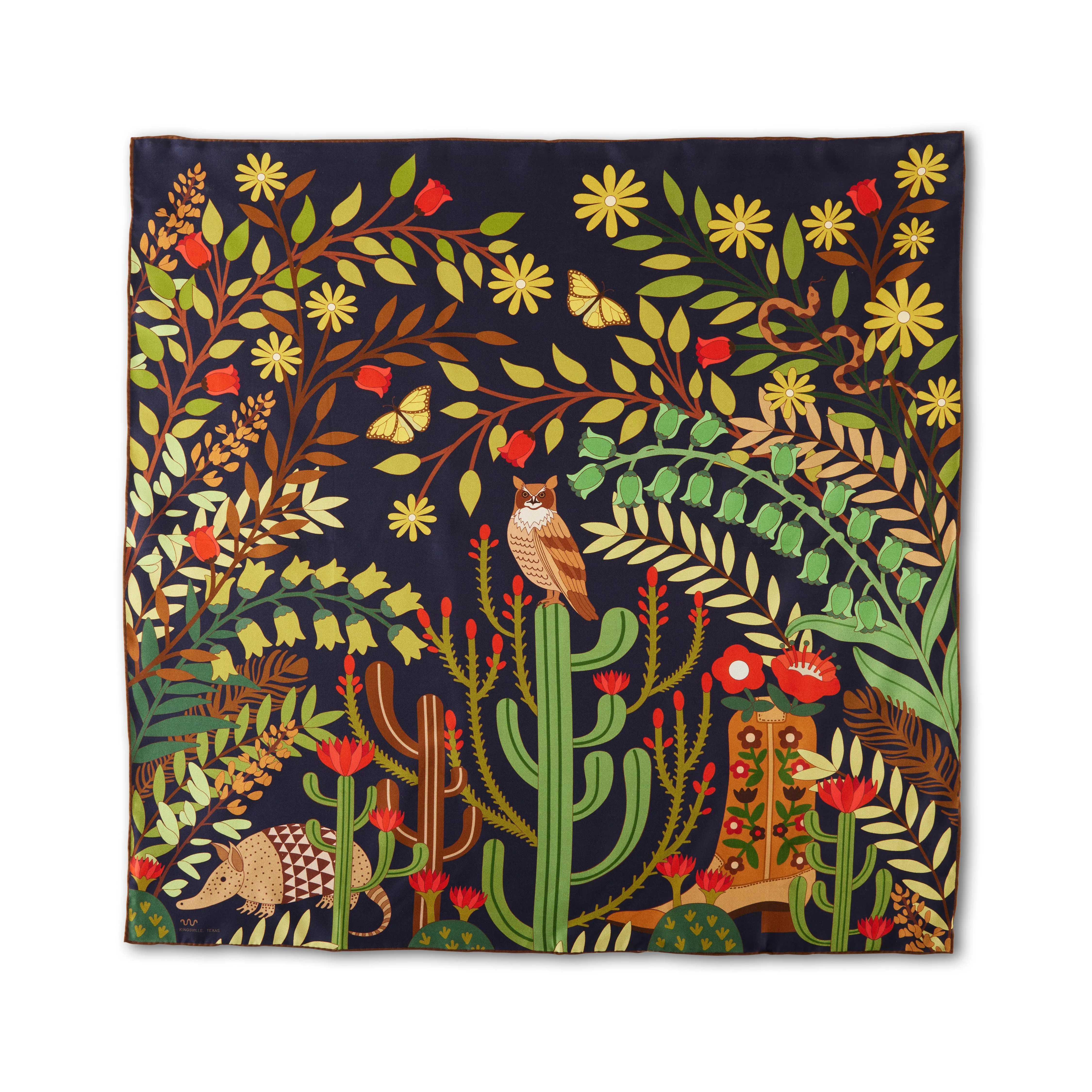 South Texas Fauna Silk Scarf