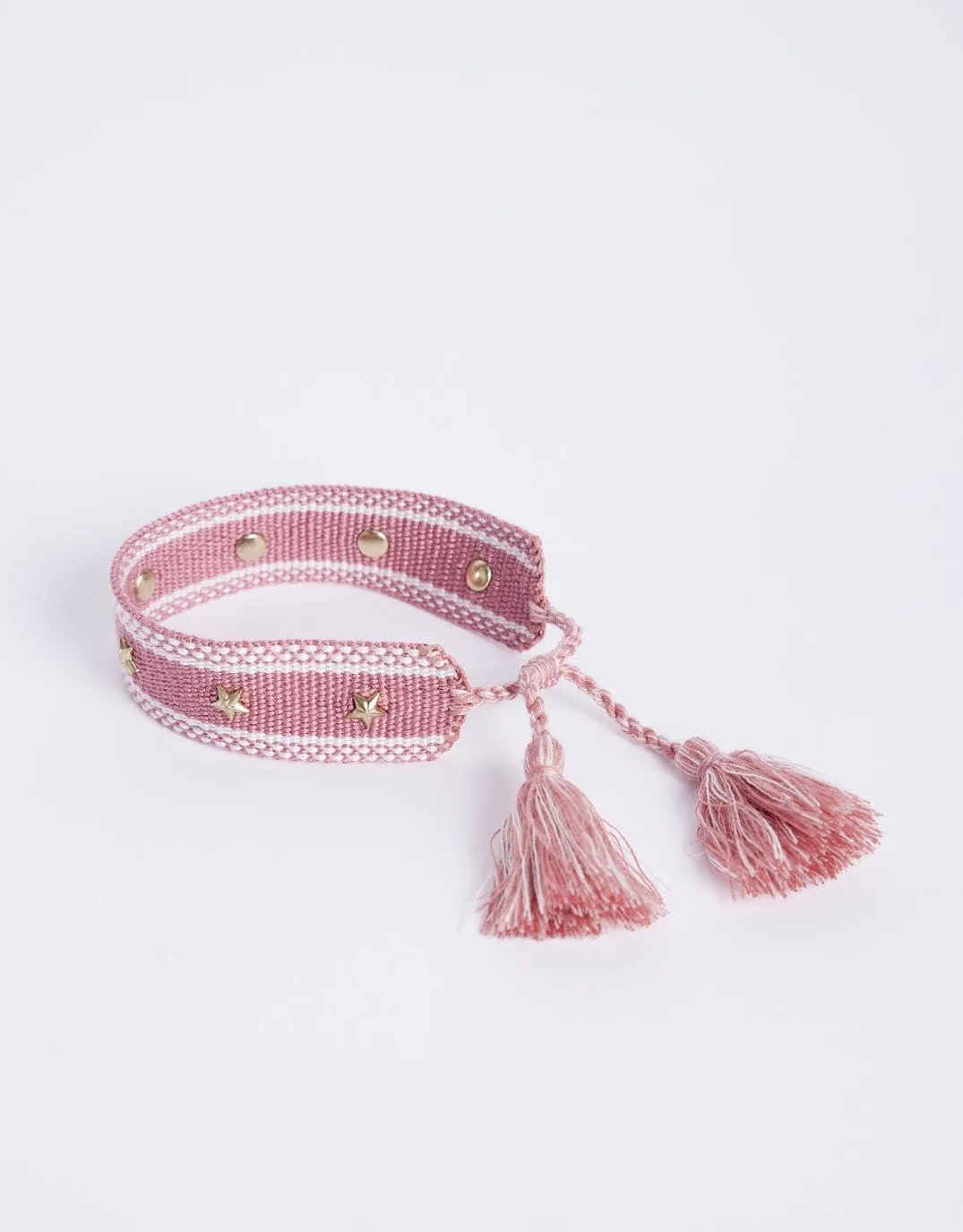 Stella Woven Bracelet - Rose