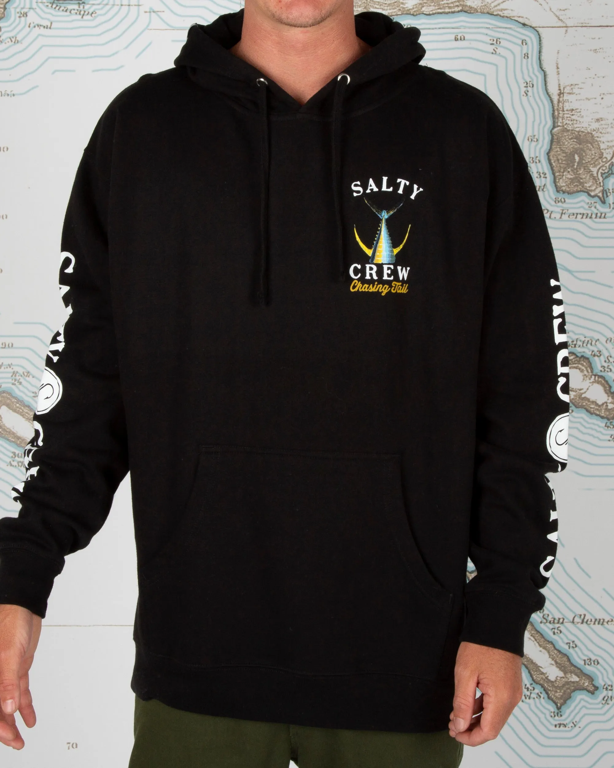 Tailed Black Hood Fleece