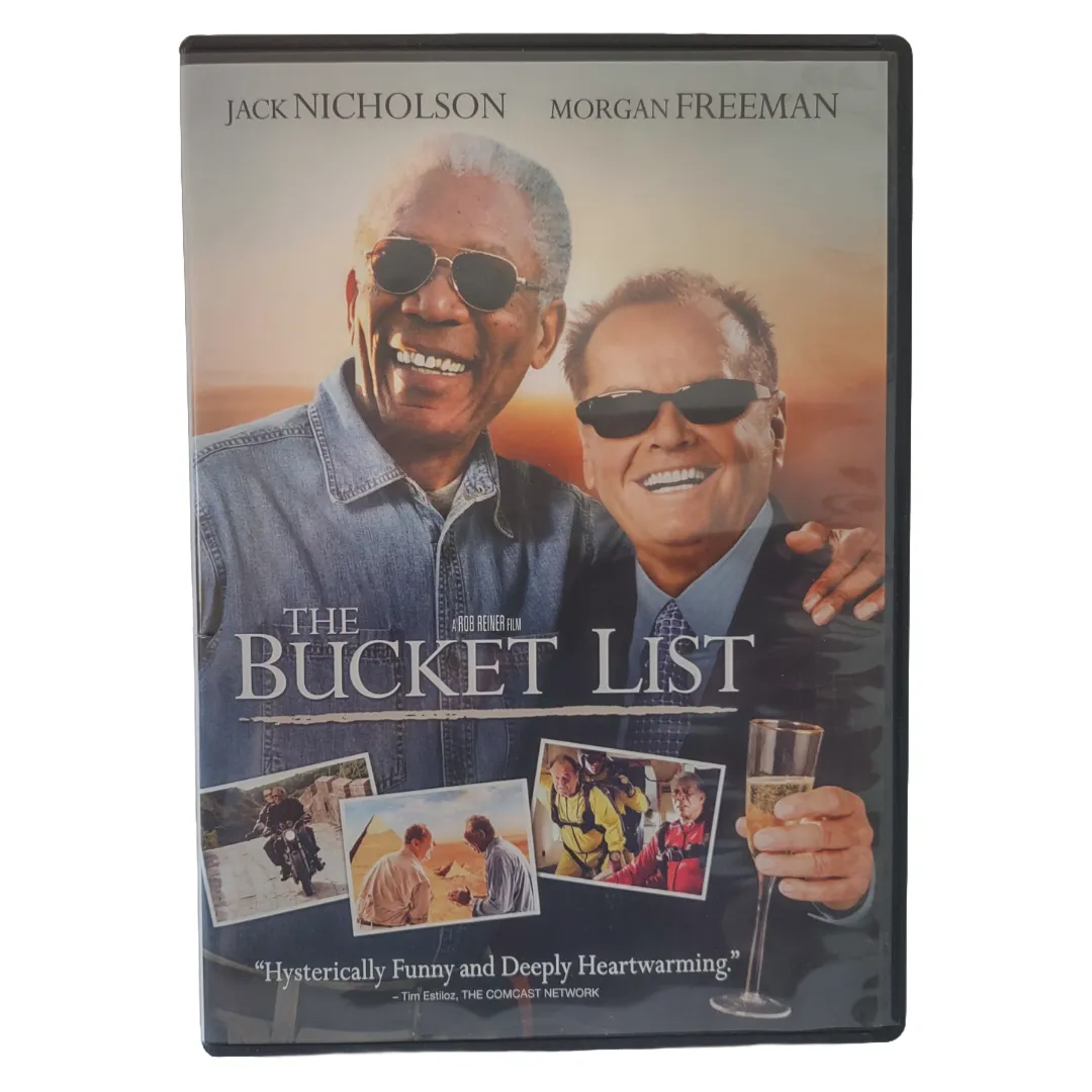 The Bucket List Movie DVD With Jack Nicholson and Morgan Freeman