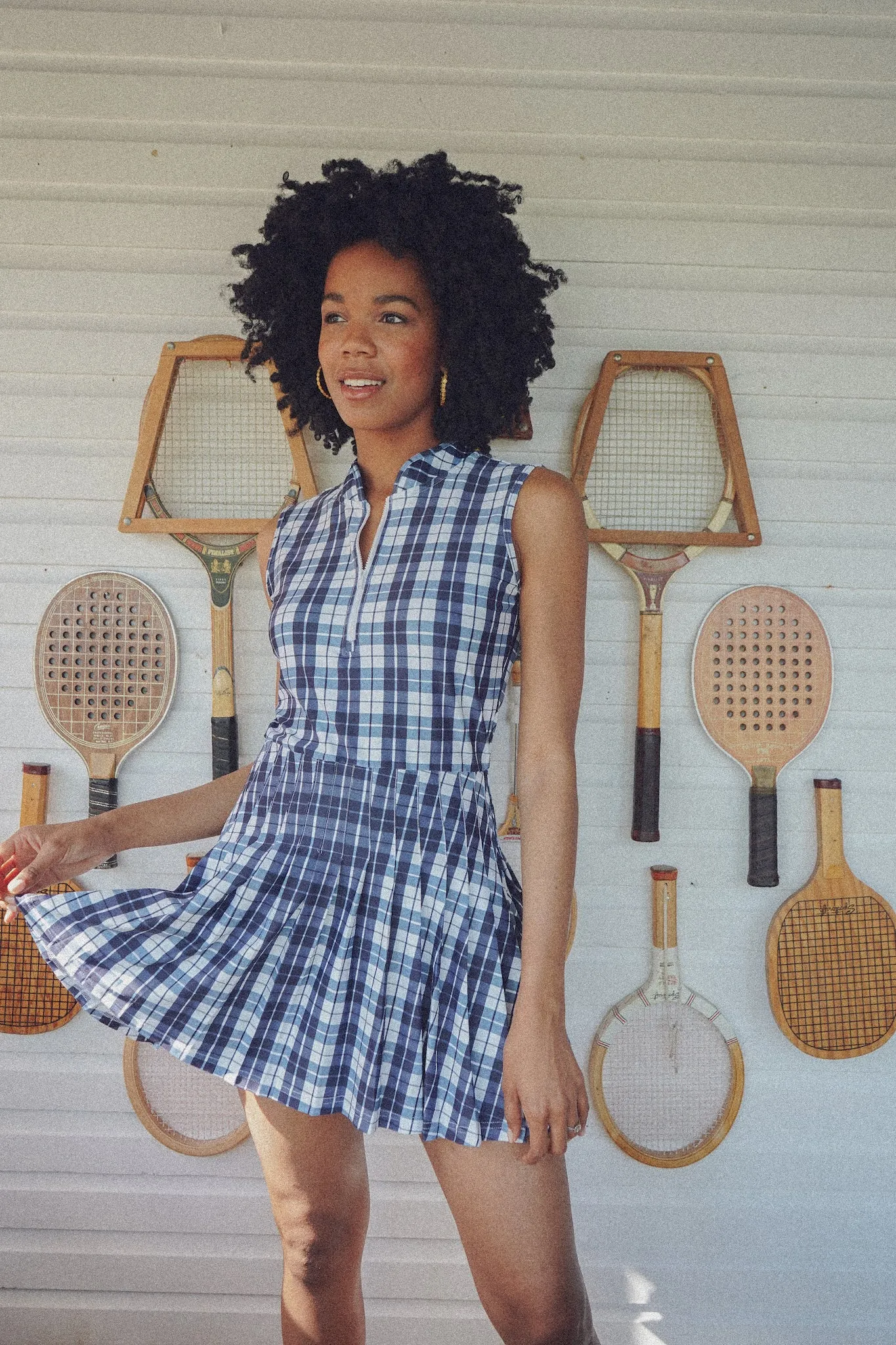 The Mackenzie Dress - Mariners Plaid