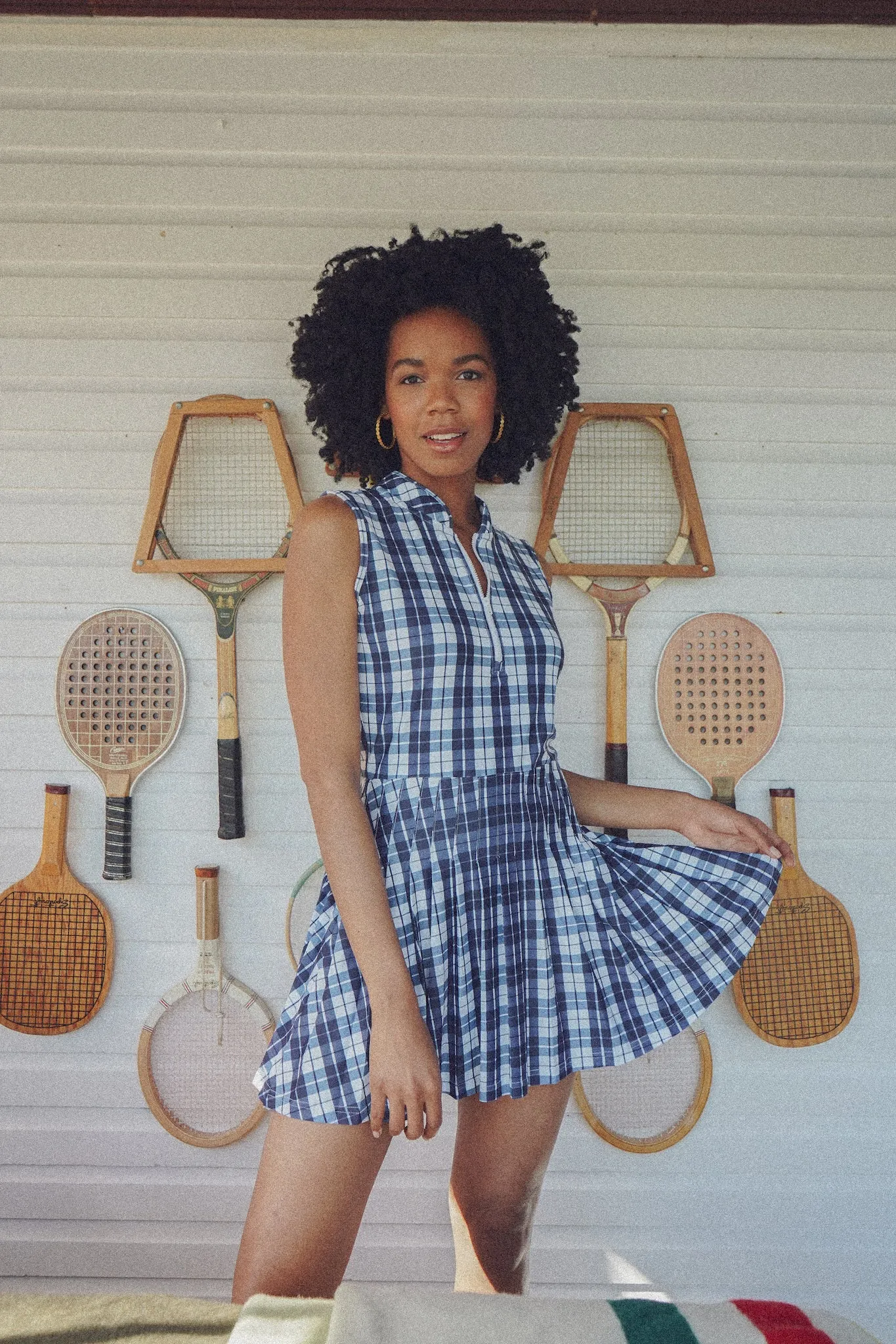 The Mackenzie Dress - Mariners Plaid