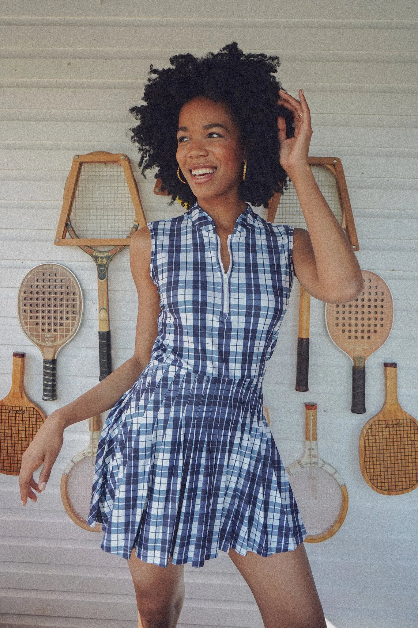 The Mackenzie Dress - Mariners Plaid