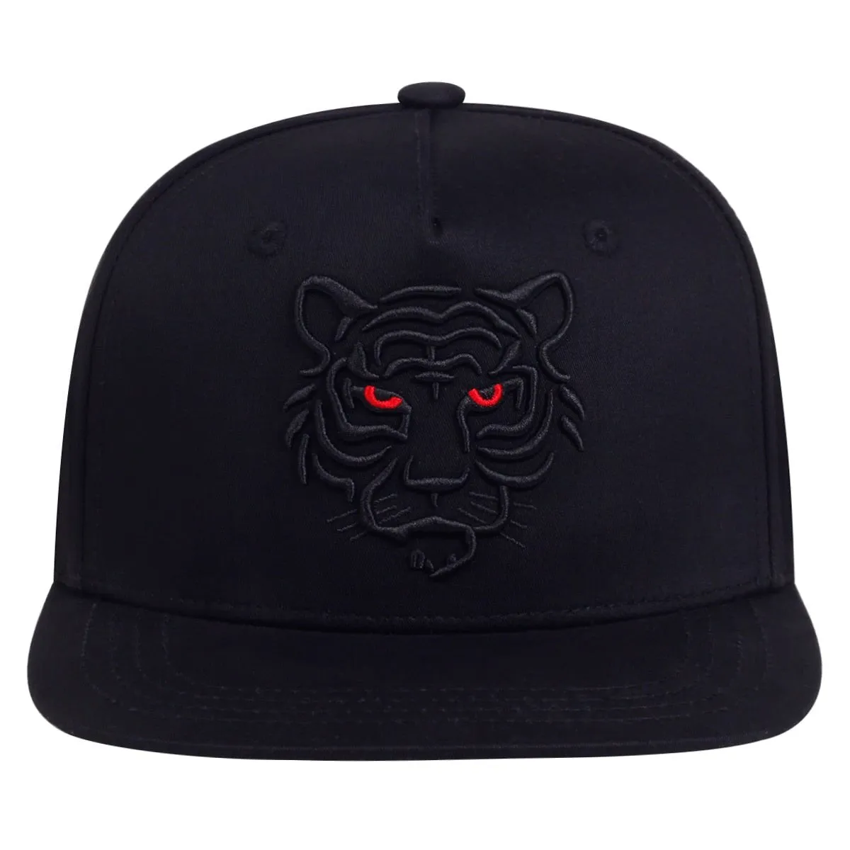 Tiger Embroidery Baseball Snapback Cap