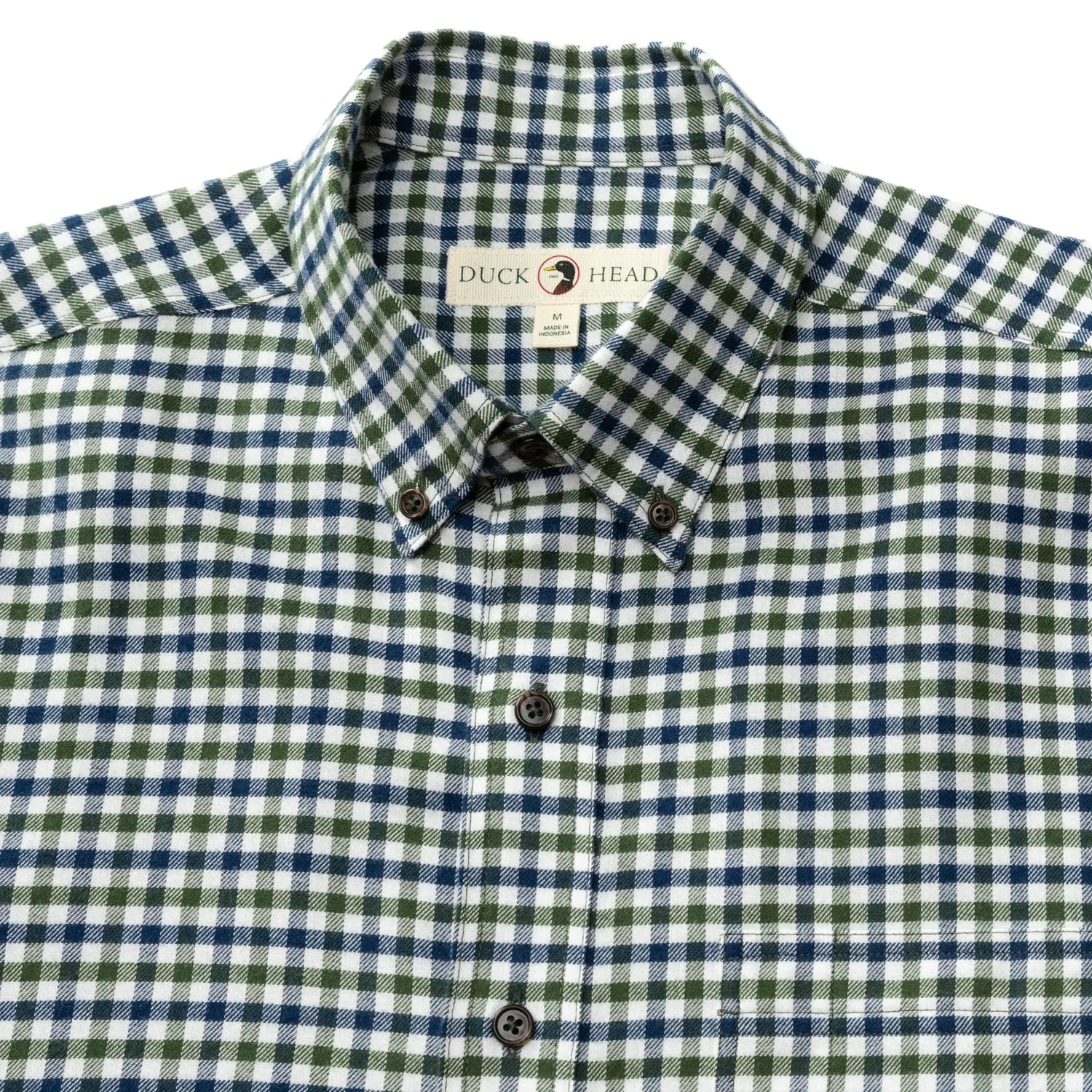 Varney Plaid Cotton Flannel Sport Shirt