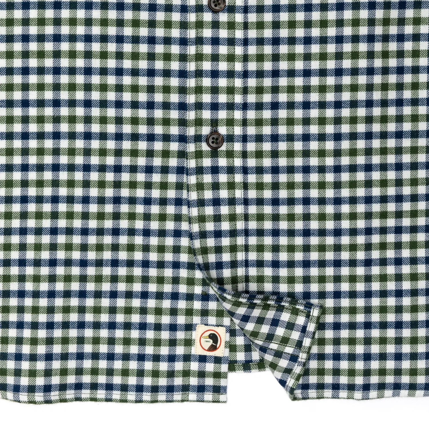 Varney Plaid Cotton Flannel Sport Shirt