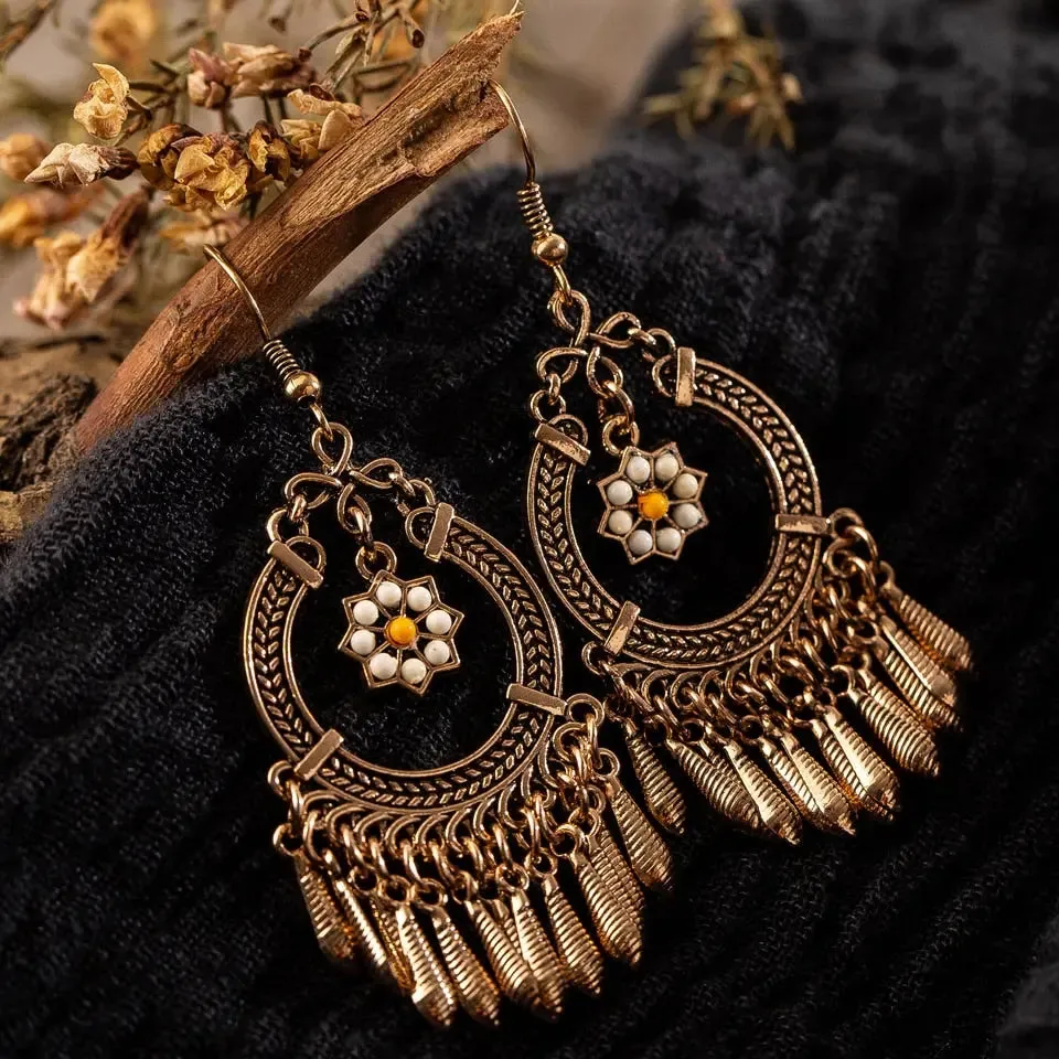 Vintage Tassel Drop Earrings