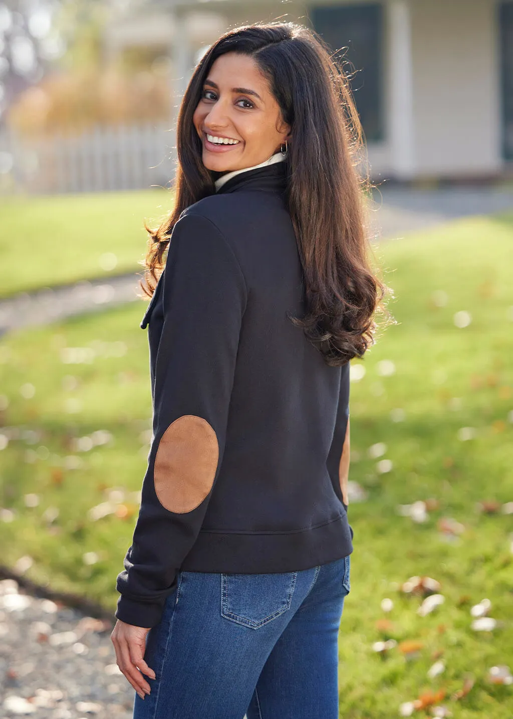 Wrap Front Fleece Jacket